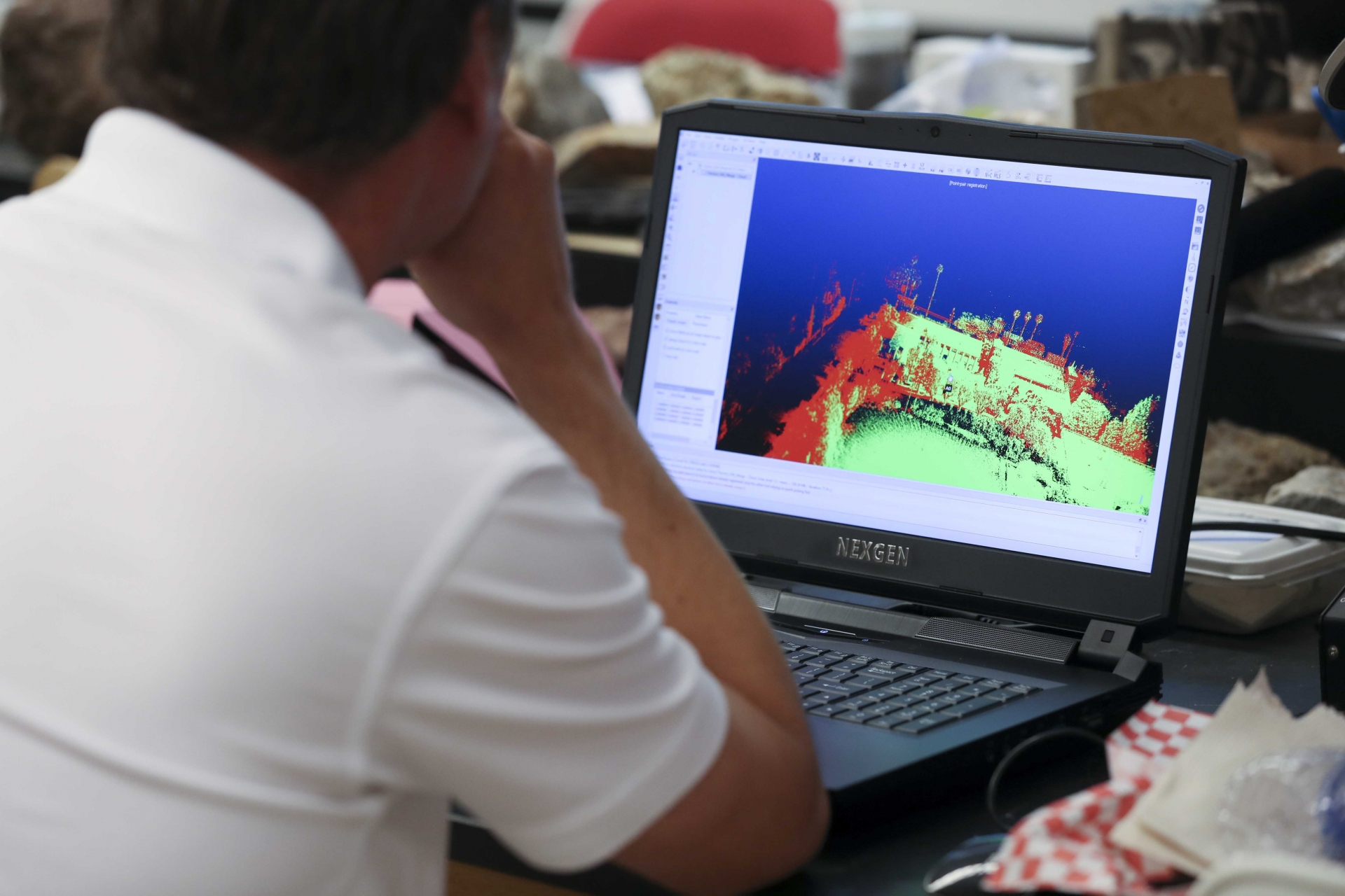 A LIDAR training session, Feb. 2020