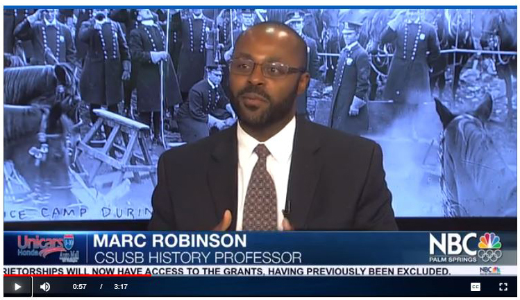 Marc Robinson, assistant professor of history