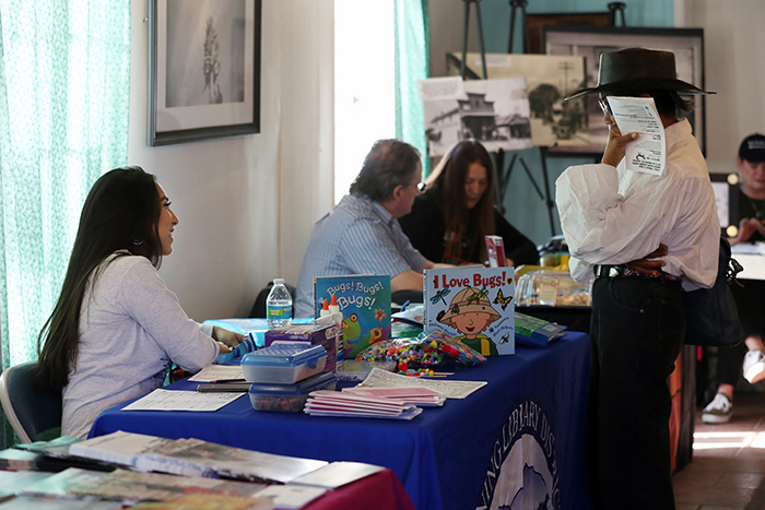 Writers and their book at the Native Voices Poetry Festival