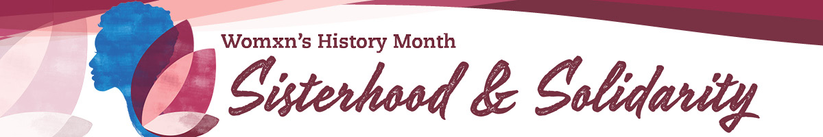 Women's History Month graphic