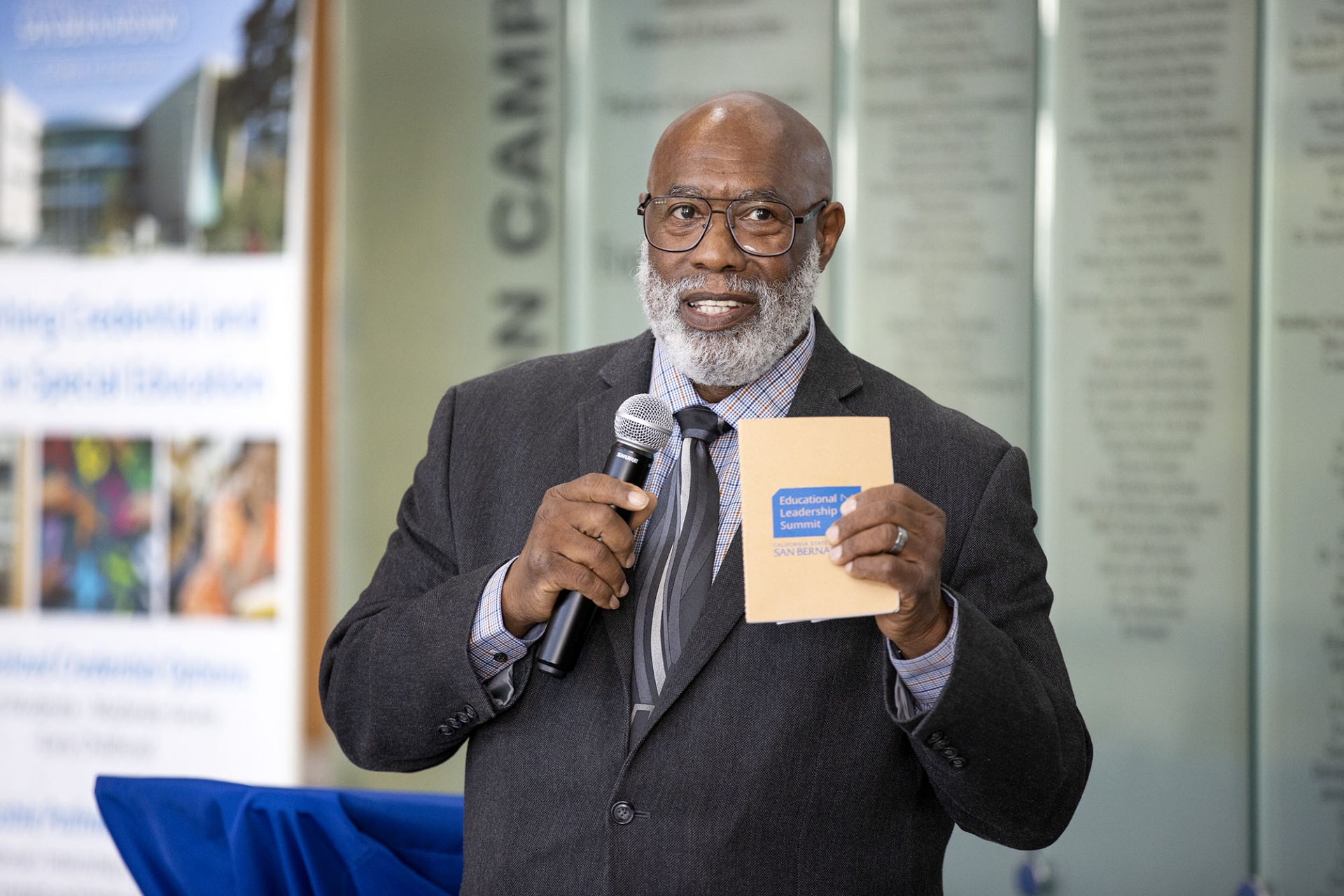 Gregory Richardson, director for the Watson & Associates Literacy Center and Project Impact interim director, meets regularly with teaching candidates in the program.