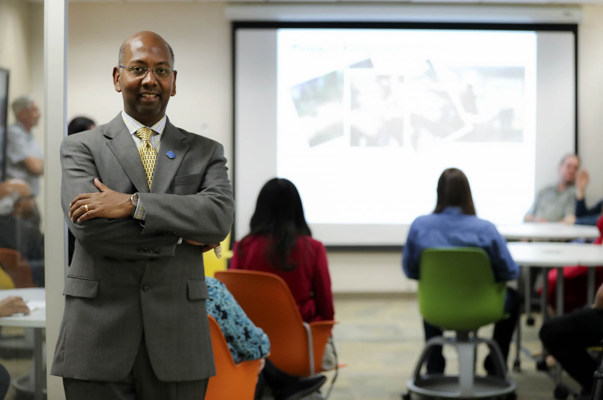 Sam Sudhakar, chief information officer and vice president of CSUSB’s Information Technology Services