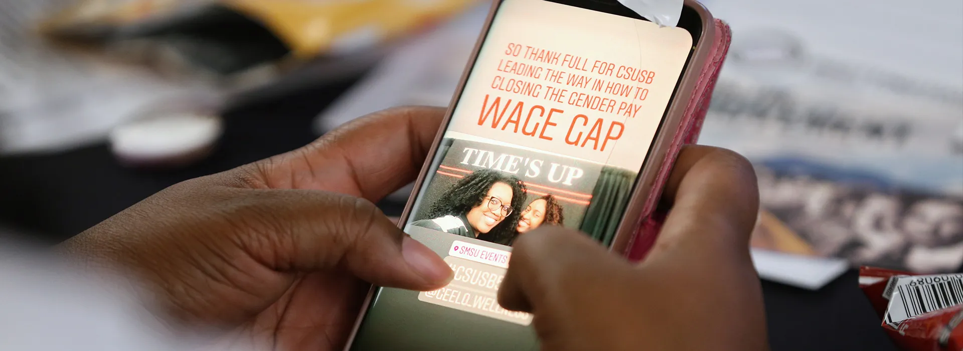 CSUSB 50/50 Movement news slide