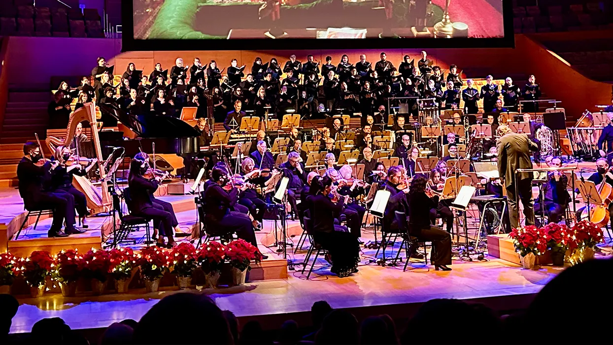 This will be the second year the CSUSB Chamber Singers perform at a holiday concert at Walt Disney Concert Hall. 