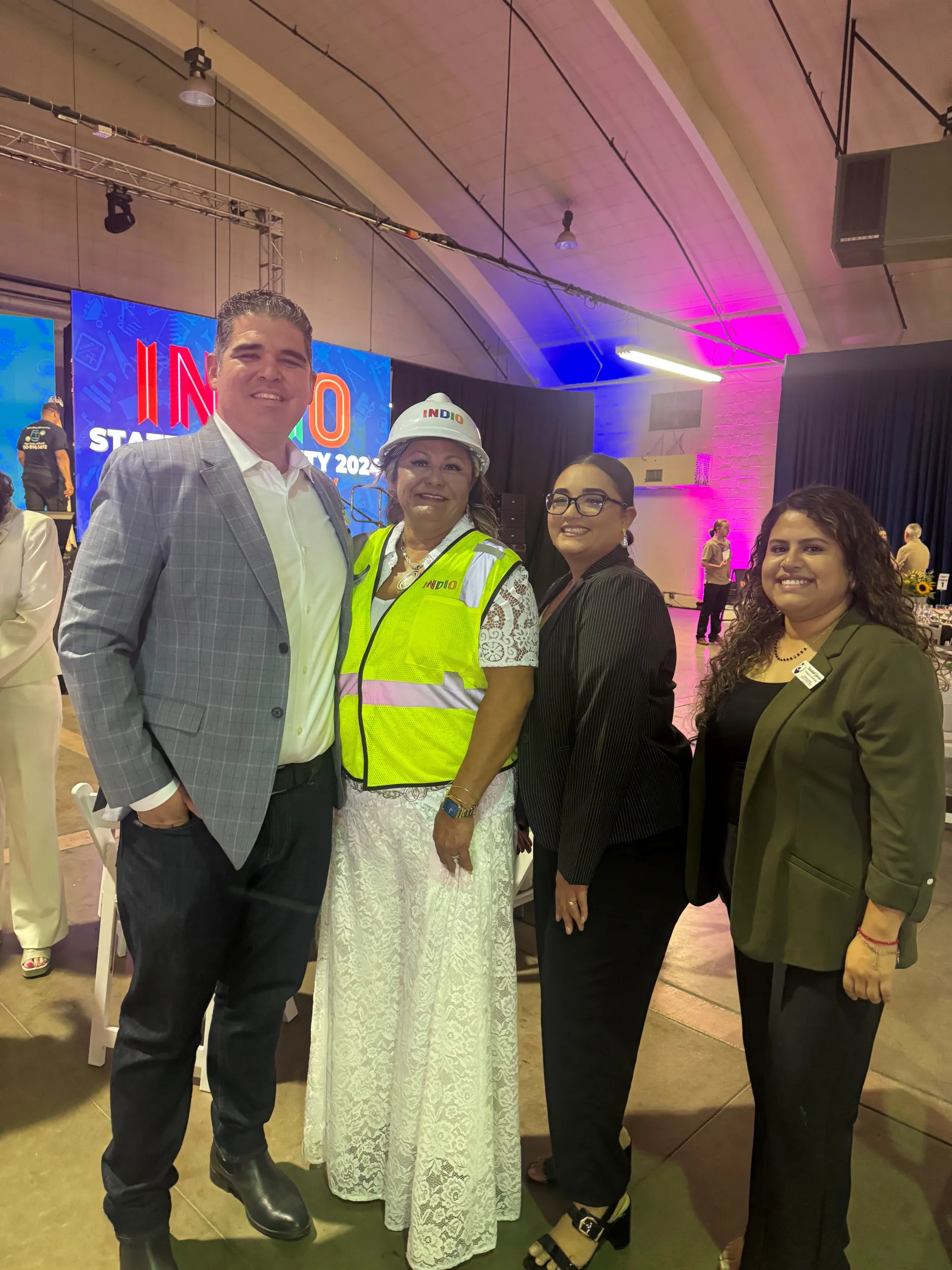 CSUSB faculty and city of Indio mayor at the City of Indio State of the City event.