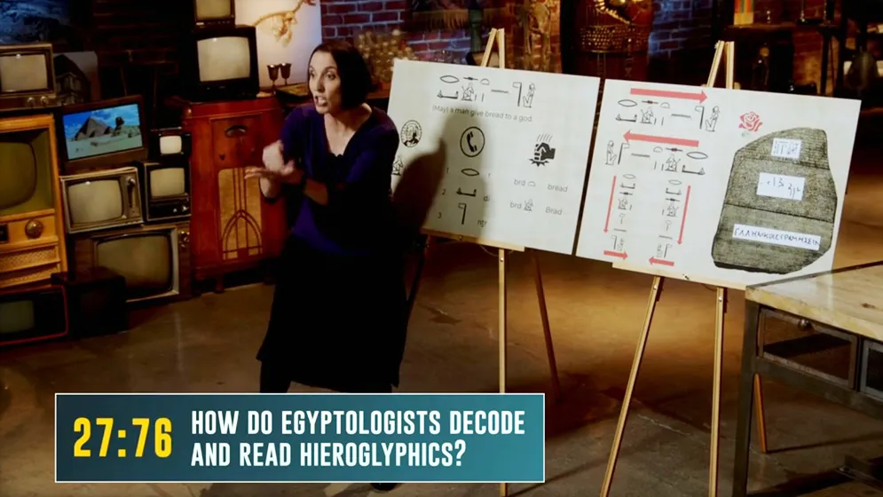 Kate Liszka, CSUSB’s Benson and Pamela Harer Fellow in Egyptology and CSUSB professor of history, on “The Einstein Challenge.”