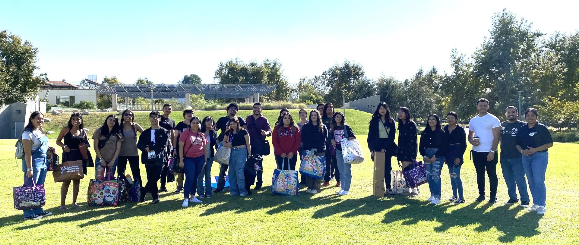 The TRIO Educational Opportunity Center at CSUSB took 23 participants to a College and Career Exploration Day at the University of Redlands in fall 2023.