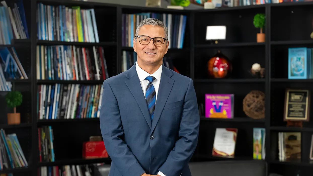 Sam Buenrostro, CSUSB alumnus and superintendent of the Corona-Norco Unified School District 