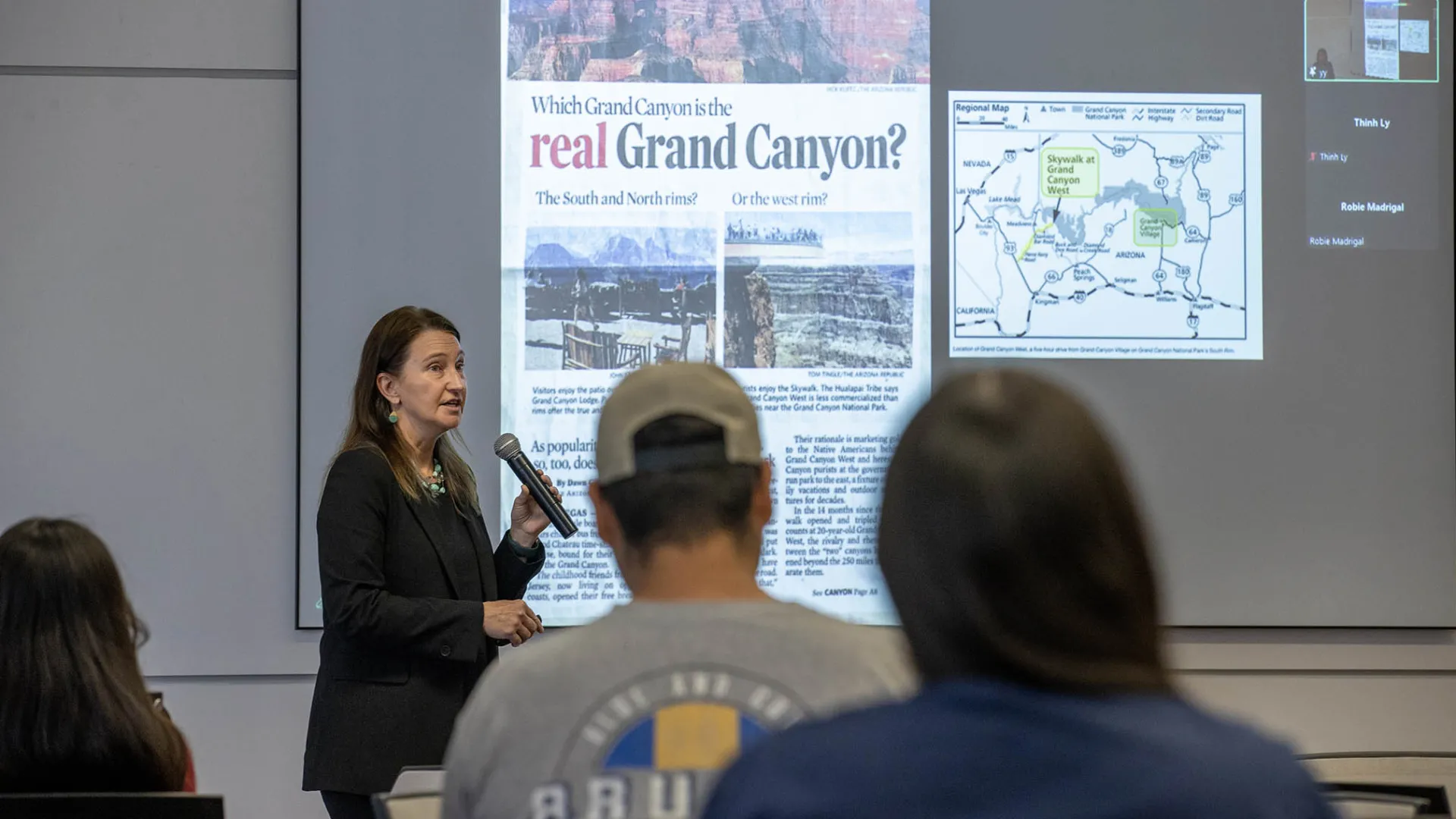 Yolonda Youngs at the recent Provost Presents Faculty Research talk at the CSUSB Faculty Center for Excellence at the John M. Pfau Library.
