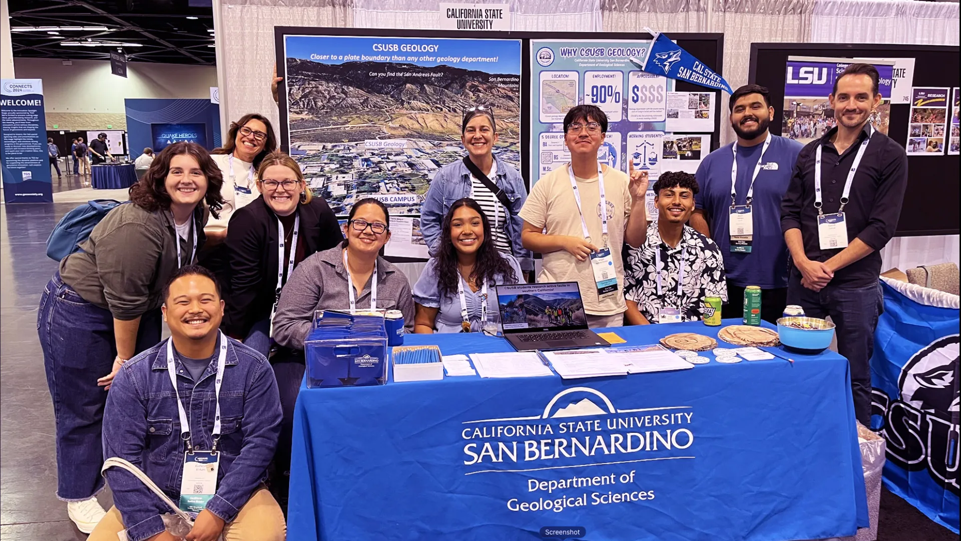 CSUSB geologists participated in the 2024 Geological Society of America Meeting.