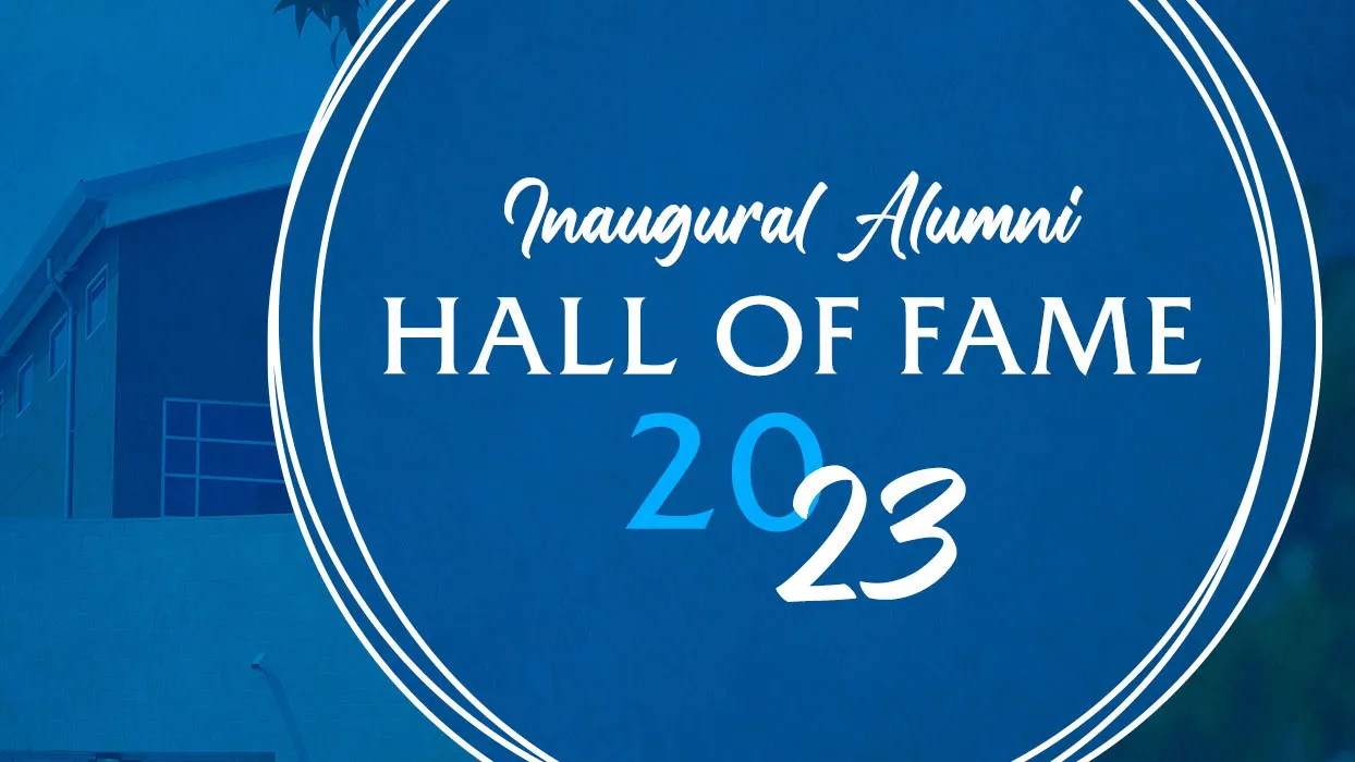Alumni Hall of Fame graphic