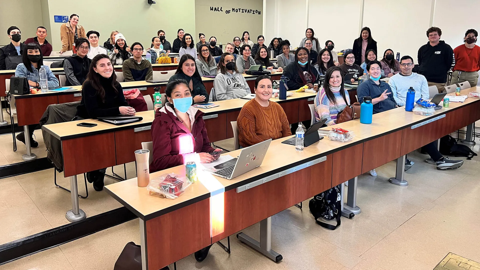Students in the CSUSB Nursing Department’s Concurrent Enrollment Pathway program.