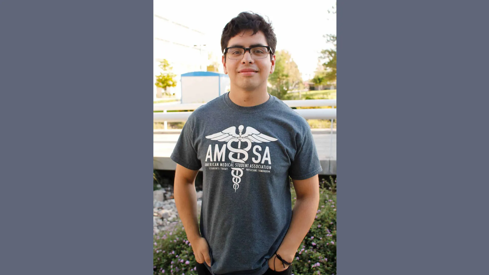 Emmanuel Gaeta when he was AMSA president at Cal State San Bernardino.