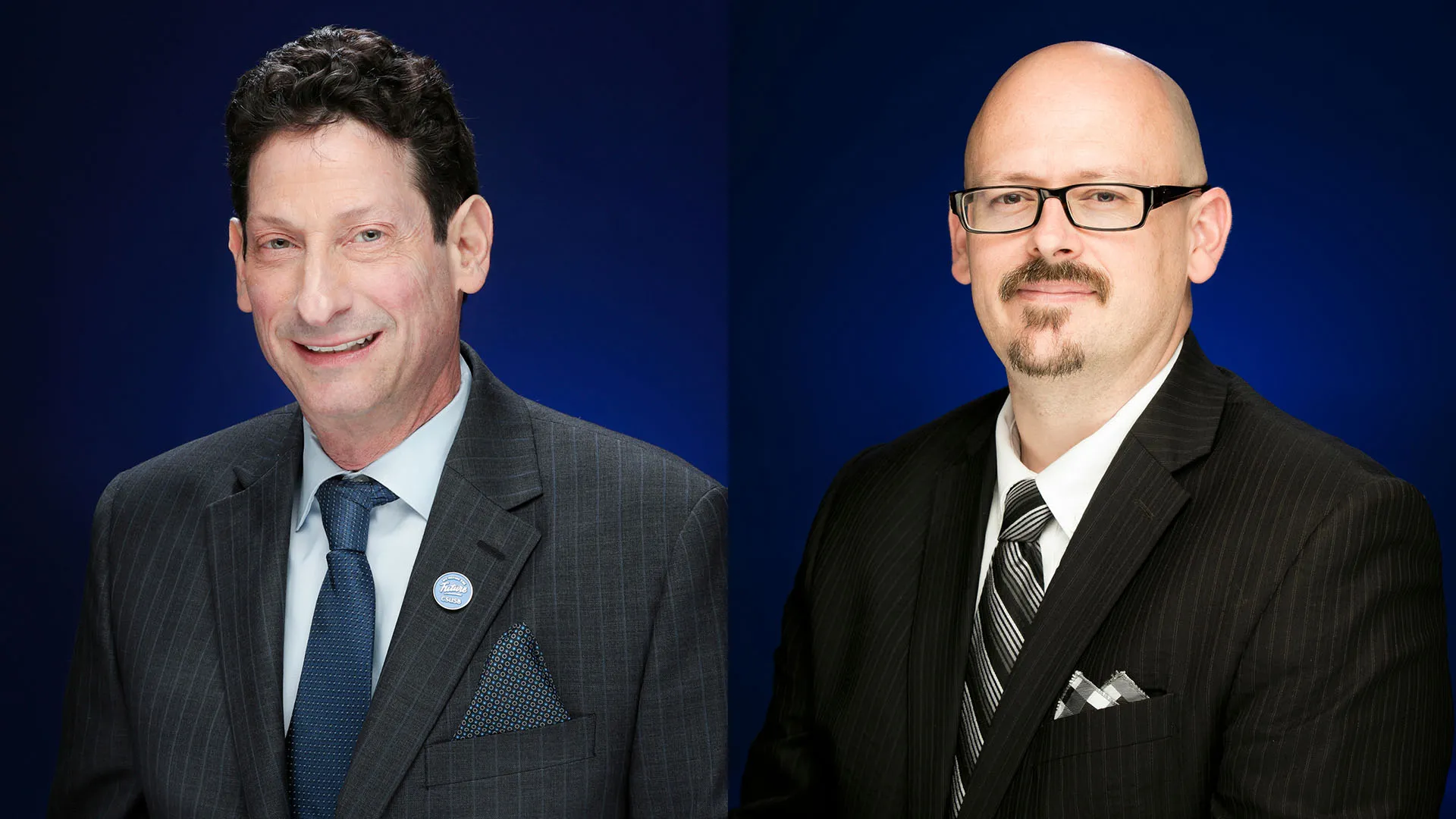 Brian Levin, director, and Kevin Grisham, associate director of research, CSUSB Center for the Study of Hate & Extremism.