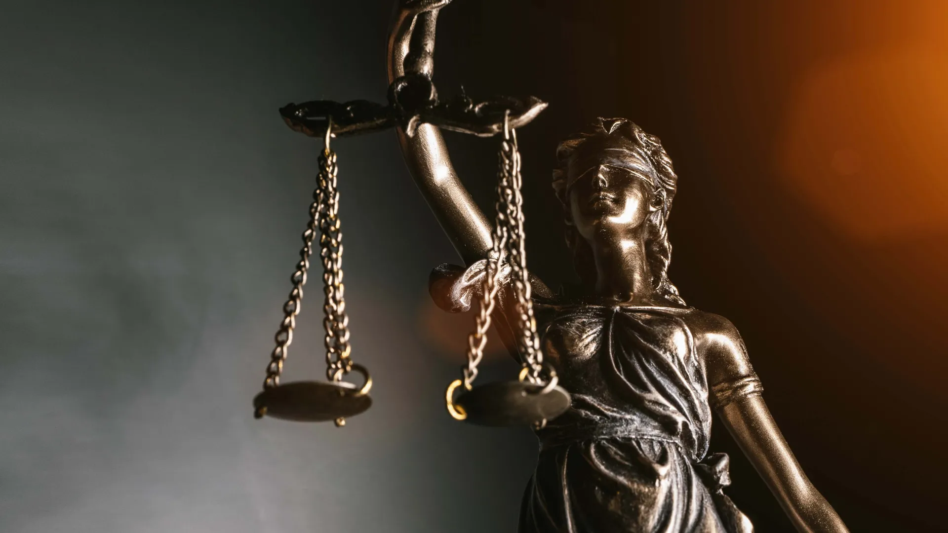 Criminal justice illustration of the scales of justice.