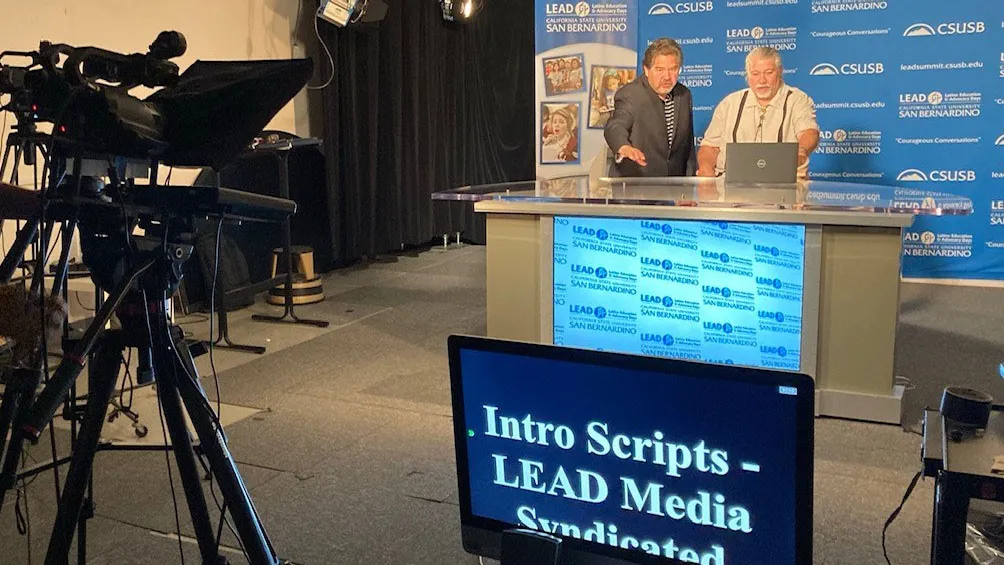 Robert Garcia (left), and Enrique Murillo Jr., LEAD executive director