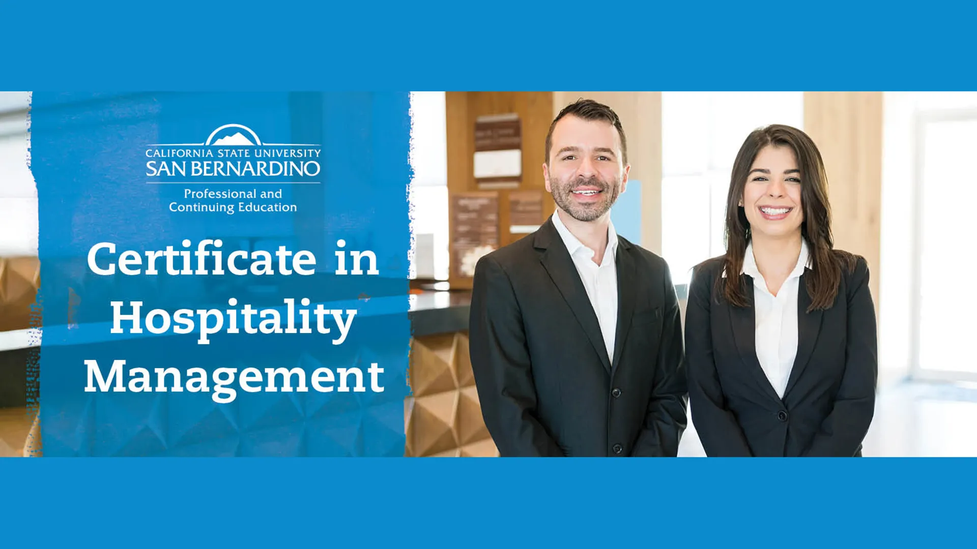 The certificate in hospitality management program will run from May 3-Oct. 29.