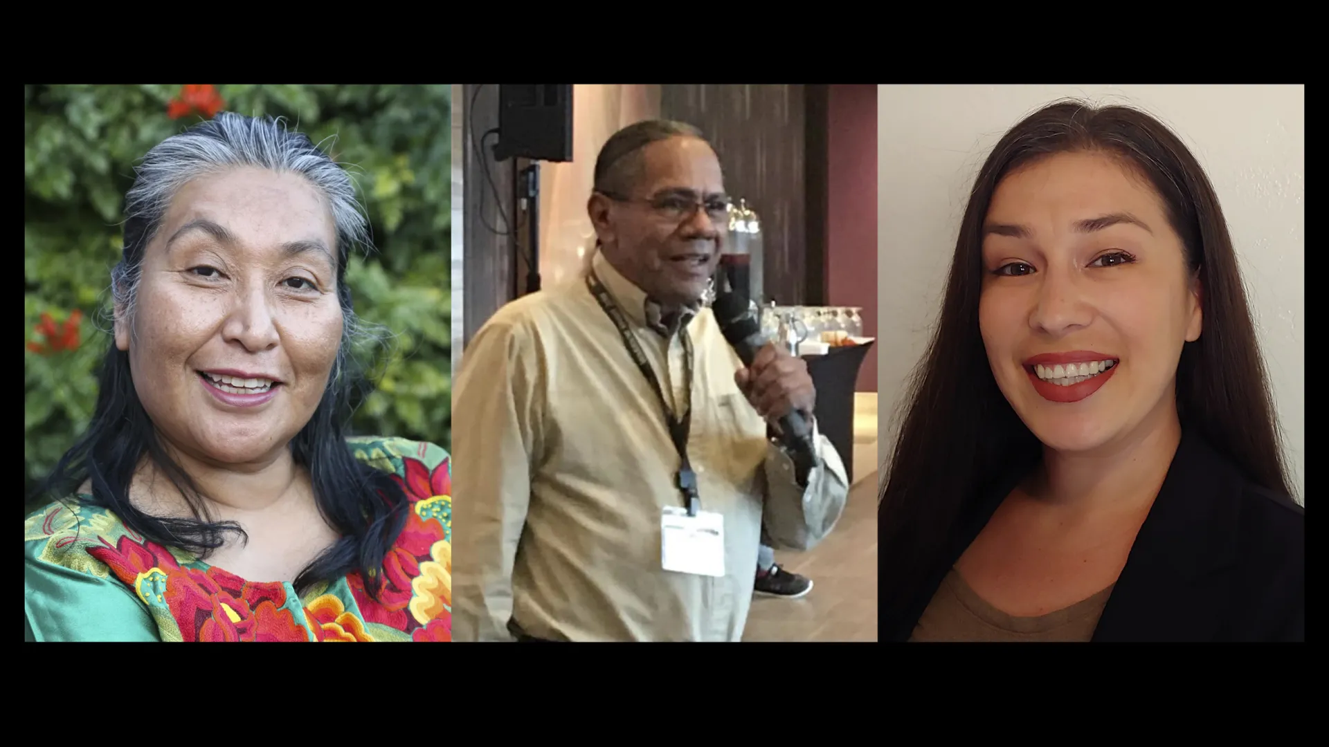 From left, Odilia Romero, Stan Rodriguez and Daisy Ocampo.