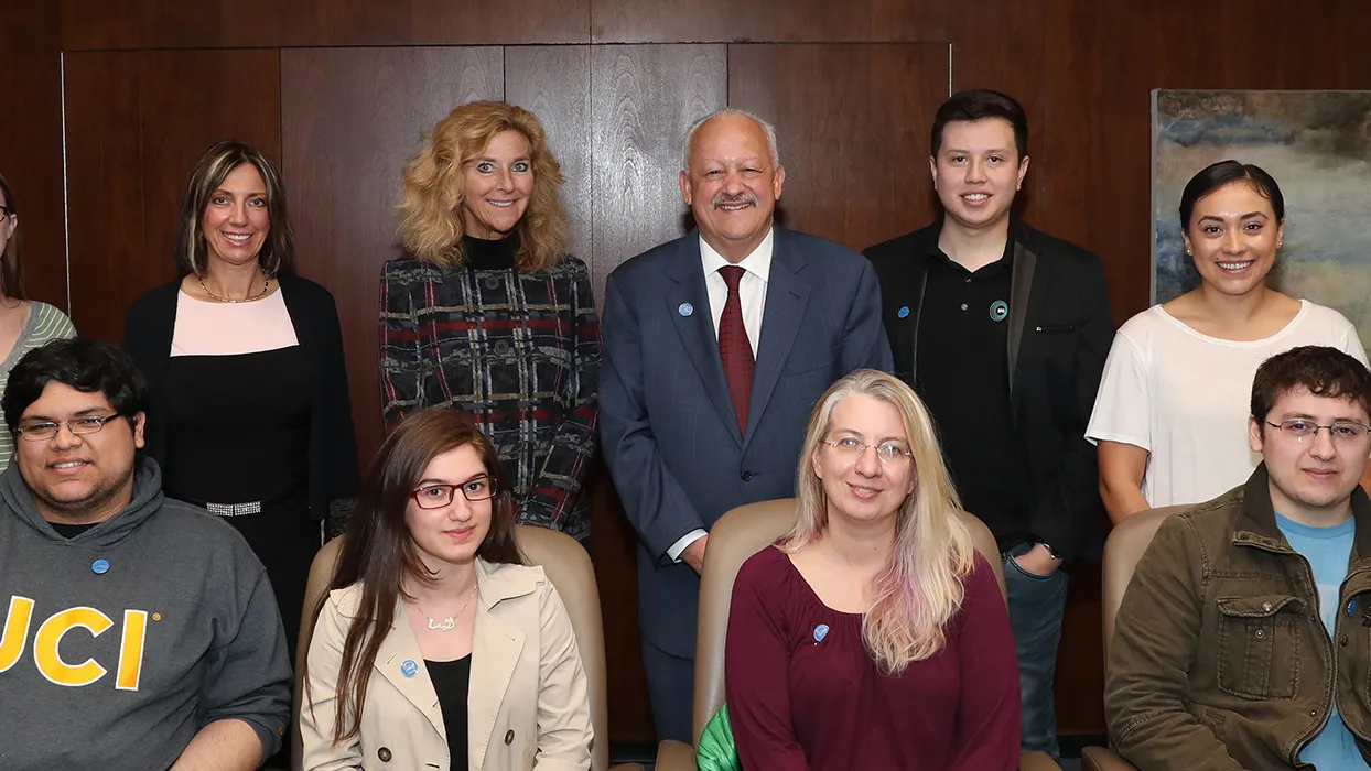 Cal-Bridge Program students and CSUSB Staff