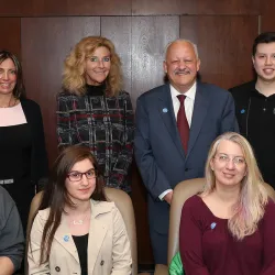 Cal-Bridge Program students and CSUSB Staff