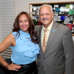 Yubelkys Montalvo and Tomás Morales