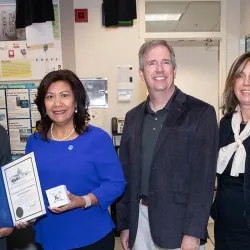 U.S. Rep. Norma Torres at CSUSB Cybersecurity Center