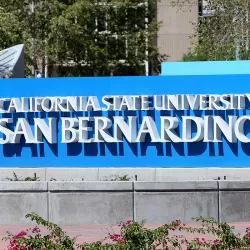 Cal State San Bernardino campus entrance