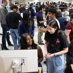 CSUSB’s Center for Cyber & AI welcomed 144 guests to the Oct. 25 open house.