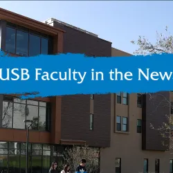 CSUSB residence hall, Faculty in the News