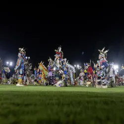 Dancers at the 2023 San Manuel Pow Wow at Cal State San Bernardino. The annual event will take place Friday through Sunday, Sept. 20-22.