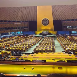 The United Nations General Assembly Hall. Cal State San Bernardino’s Model United Nations program is now accepting applications for students wanting to participate on the team for the National United Nations Conference in New York City in April.