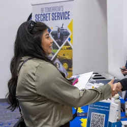 Attendees engaged with recruiters, explored career pathways and learned about full-time, part-time and internship opportunities at the annual Fall Career and Internship Fair. 