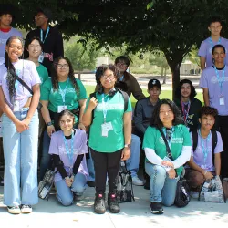 Approximately 75 high school students from across the Inland Empire explored entrepreneurship, tech and college life at CSUSB’s UpStarters Discovery Camp and WITH (Workforce Innovation Technology Hubs) Cyber Camp. 