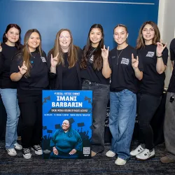 The Office of Student Leadership and Engagement hosted the Social Justice Summit, featuring disability rights and inclusion activist Imani Barbarin, who gave the virtual keynote address.