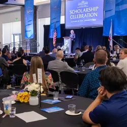 The Scholarship Celebration, hosted by the Jack H. Brown College of Business and Public Administration, took place on Oct. 28 in the Santos Manuel Student Union South Events Center.