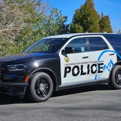 The new design on University Police Department’s fleet of patrol cars is part of its ongoing efforts to enhance visibility and highlight its commitment to campus safety.