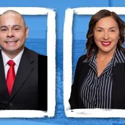 Alex Lemos (left) and Sonia Muñoz