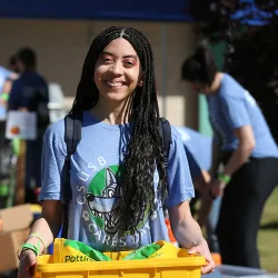 Coyote Cares Day brings together CSUSB students, faculty and staff to make a meaningful impact across San Bernardino and Riverside counties through volunteer opportunities on Saturday, Feb. 28.