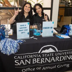 The 2026 CSUSB Faculty and Staff Giving Campaign will take place April 6-24. This year’s theme, “Sustaining Legacy, Shaping the Future,” reflects the university’s commitment to honoring past contributions while investing in the next generation.