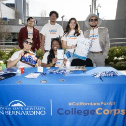 College Corps at a 2025 Choose CSUSB event on campus.