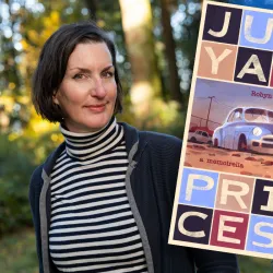 Robyn Saunders Wilson ’96 and her book, "Junkyard Princess"