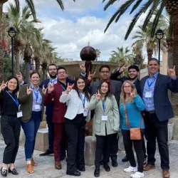 Group shot of the CSUSB student entrepreneurial teams