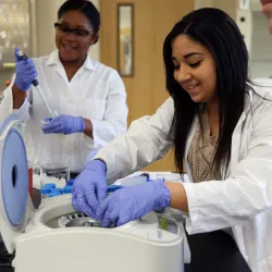 Students in a lab