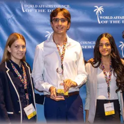 The 2024 WorldQuest winning team from Palm Desert High School