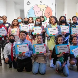 Group of fourth-graders from last year's program 