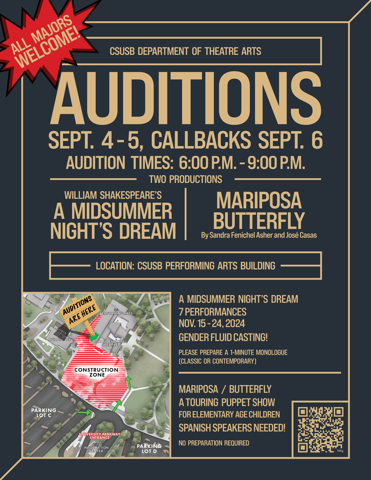 Auditions Flyer