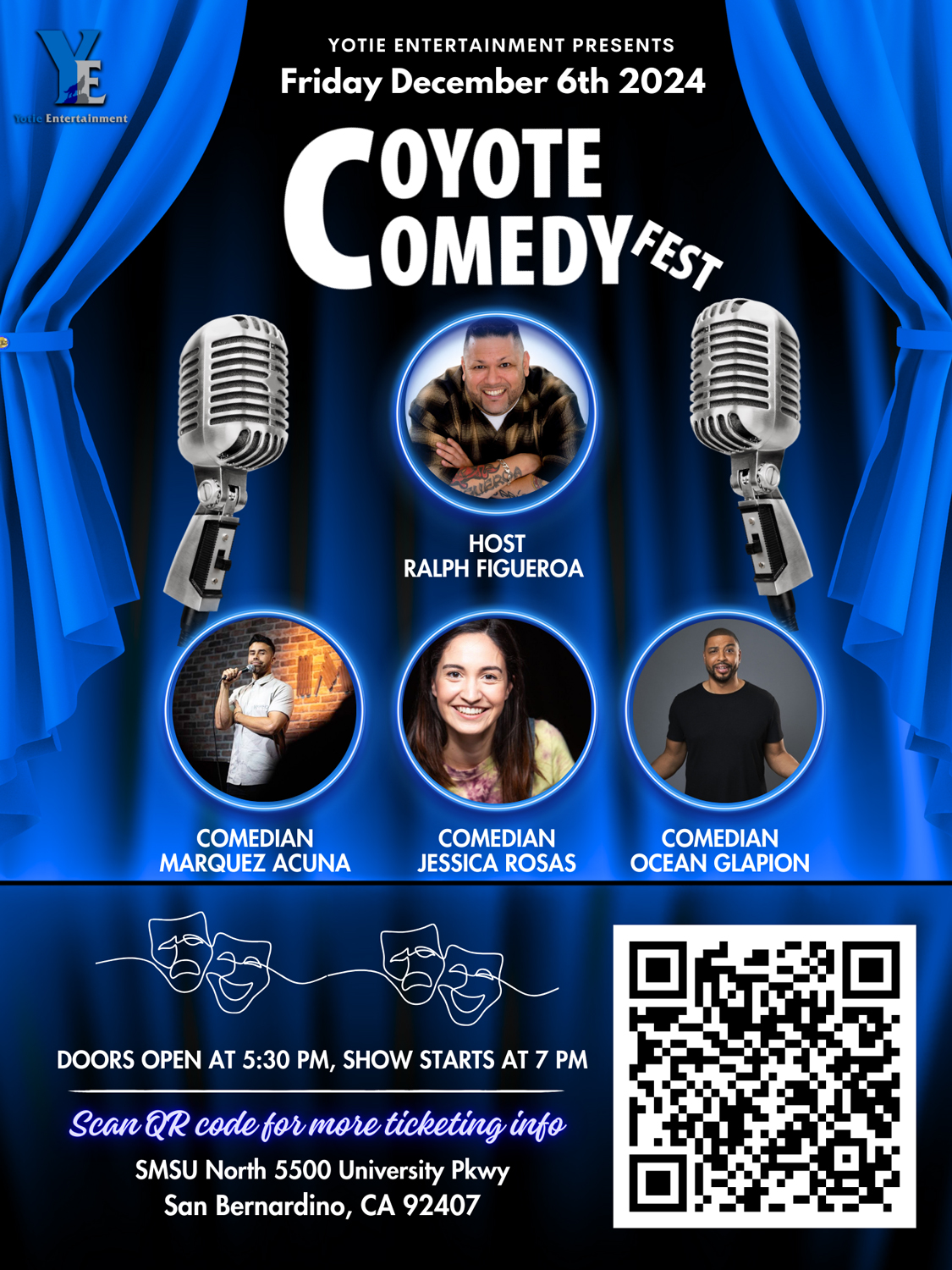 Coyote Comedy Fest flyer