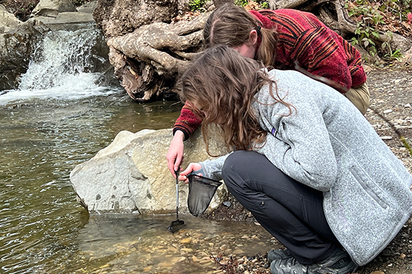 FLOWS Fellows engage in water research.