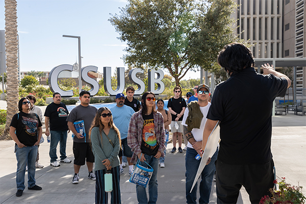 Attendees of Fall Preview Day had the opportunity to tour CSUSB’s San Bernardino campus.