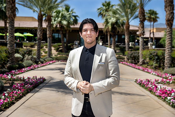 David Pacheco, CSUSB alumnus and The Ritz-Carlton Rancho Mirage human resources clerk